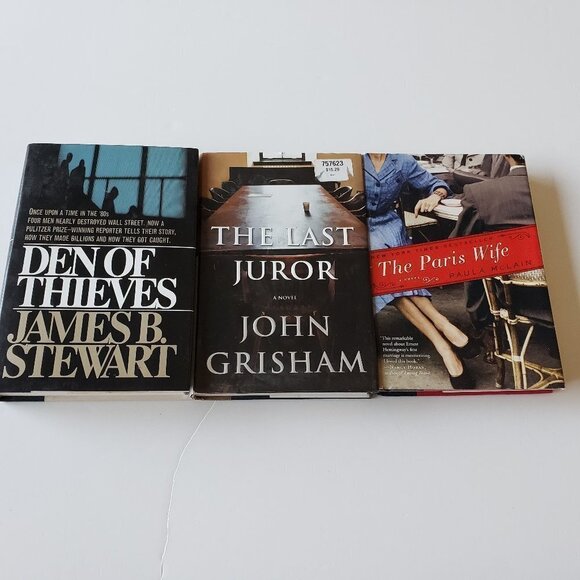 The Paris Wife, Den of Thieves, The Last Juror Harbound Books - Picture 1 of 1